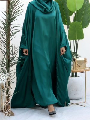 Emerald Bloom Abaya | Suhaaf